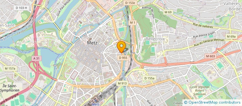 localisation de l'entreprise AUX DEUX R à METZ