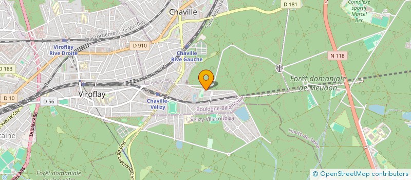 localisation de l'entreprise AUX DEUX RAQUETTES à CHAVILLE