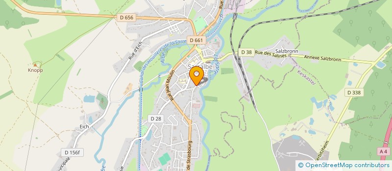 localisation de l'entreprise AUX DEUX ROUES SARRALBE à SARRALBE