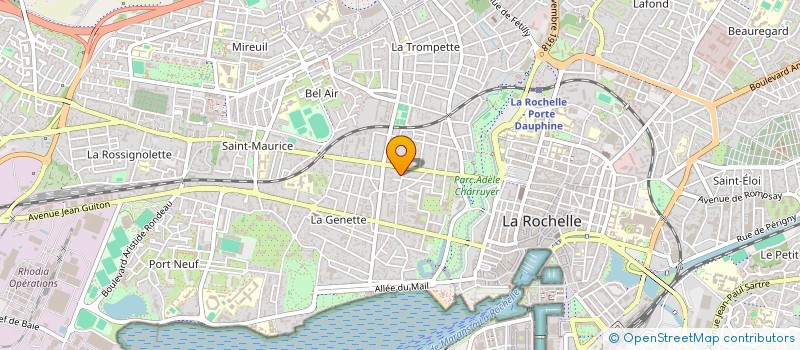 localisation de l'entreprise AUX DEUX ROULEAUX  LA ROCHELLE