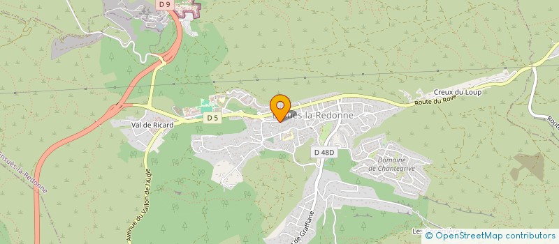 localisation de l'entreprise AUX DEUX S  ENSUES-LA-REDONNE