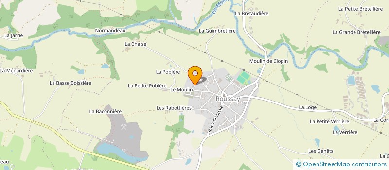 localisation de l'entreprise AUX DIX ET UNE PAGES à SEVREMOINE