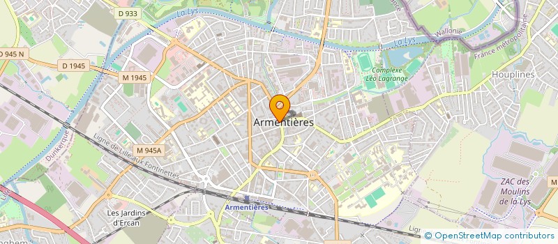 localisation de l'entreprise AUX DIX MIL'CHEMISES à ARMENTIERES