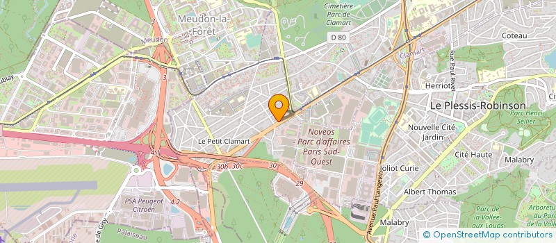 localisation de l'entreprise AUX DOCKS DE CLAMART à CLAMART