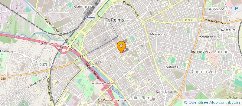 localisation de l'entreprise AUX DOIGTS D'OR à REIMS