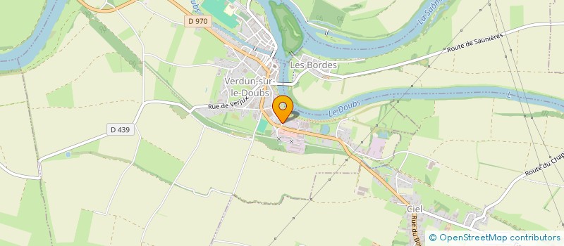 localisation de l'entreprise AUX DOUBS FROMAGES à VERDUN-SUR-LE-DOUBS