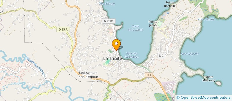 localisation de l'entreprise AUX DOUCES FOLIES  TRINITE