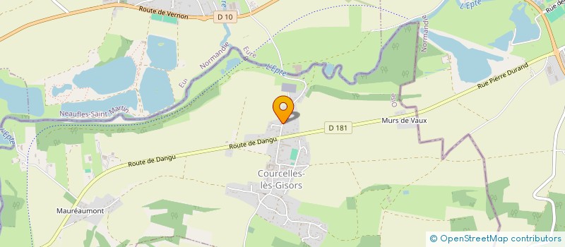 localisation de l'entreprise AUX DOUCEURS D ARGAN  COURCELLES-LES-GISORS