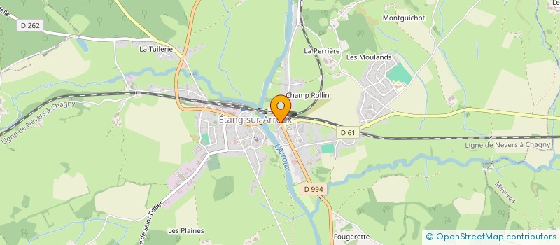 localisation de l'entreprise AUX DOUCEURS D'ETANG à ETANG-SUR-ARROUX