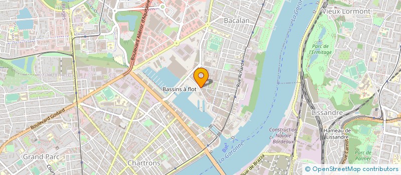 localisation de l'entreprise AUX DOUCEURS DE BACALAN à BORDEAUX