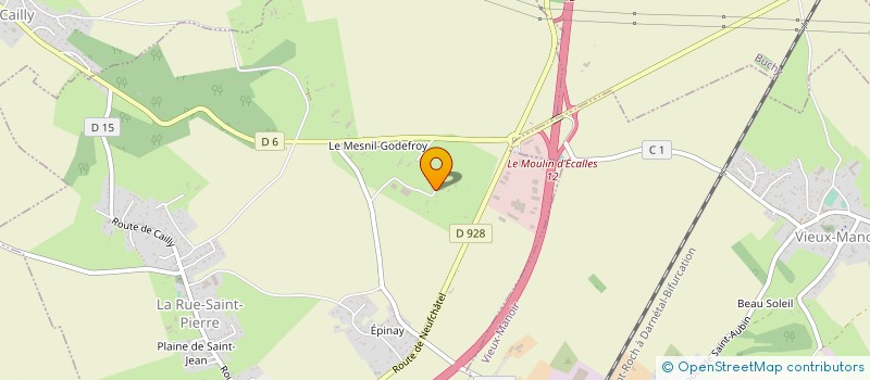 localisation de l'entreprise AUX DOUCEURS DE FRANCE  LA RUE-SAINT-PIERRE