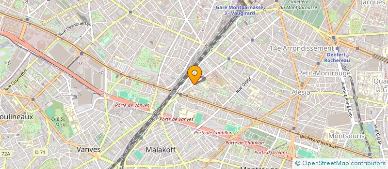 localisation de l'entreprise AUX DOUCEURS DE LOSSERAND  PARIS