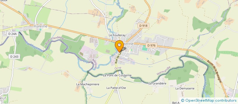 localisation de l'entreprise AUX DOUCEURS DE MAXENCE à LA FERTE MACE