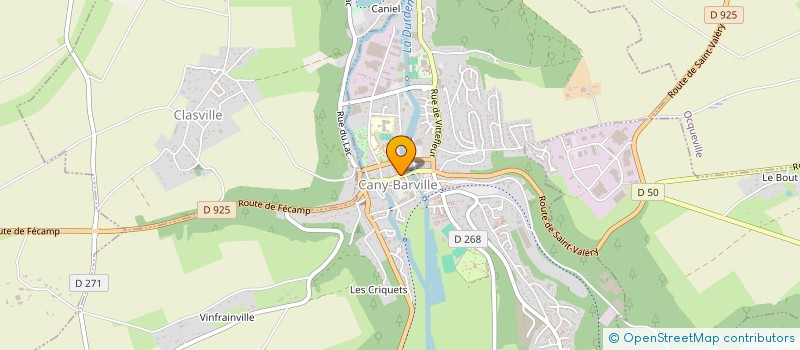 localisation de l'entreprise AUX DOUCEURS DES PICHS à CANY-BARVILLE