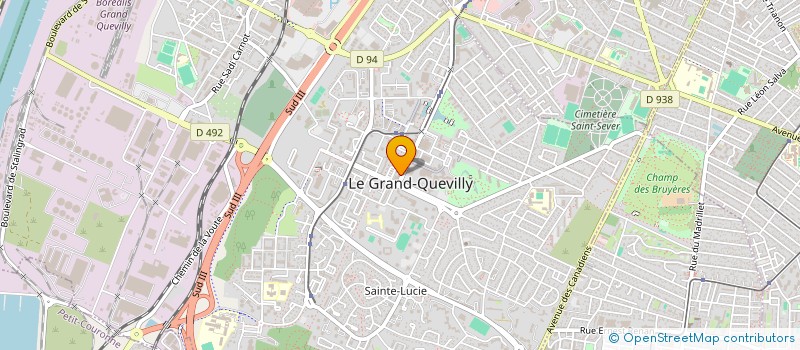 localisation de l'entreprise AUX DOUCEURS DES PROVINCES  LE GRAND-QUEVILLY