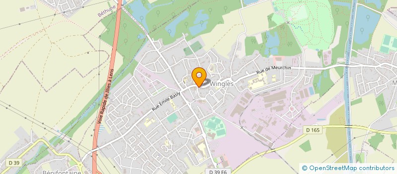 localisation de l'entreprise AUX DOUCEURS SUCREES à WINGLES