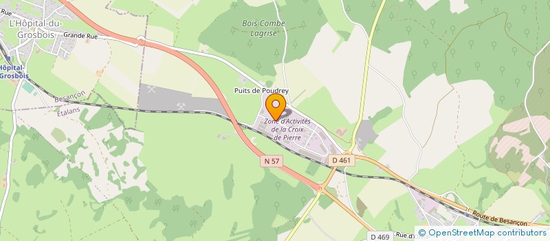 localisation de l'entreprise AUX DOUX PAVILLONS BOIS  FUANS