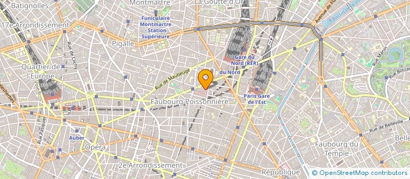 localisation de l'entreprise AUX ECLAIRS FUTES à PARIS