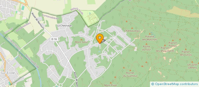 localisation de l'entreprise AUX ECURIES DE NOISY SUR ECOLE  NOISY-SUR-ECOLE