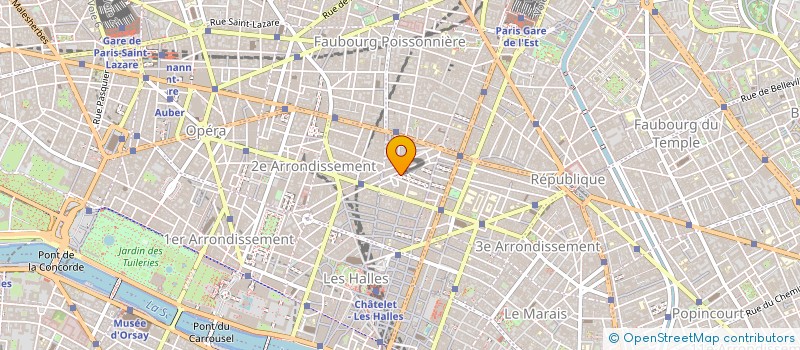 localisation de l'entreprise AUX EMBALLAGES PARISIENS à PARIS