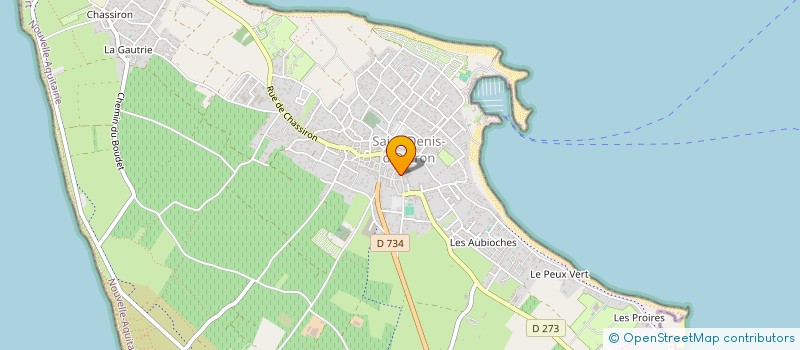 localisation de l'entreprise AUX EMBRUNS DU NORD  SAINT-DENIS-D OLERON