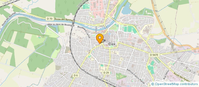 localisation de l'entreprise AUX ENFANTS D ABORD à DAX