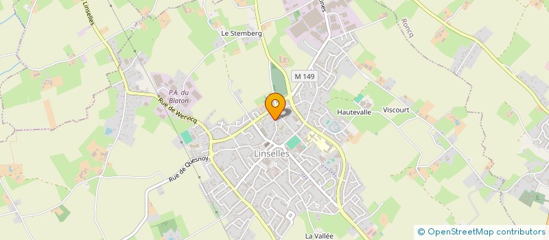 localisation de l'entreprise AUX ENFANTS TERRIBLES IMMO  LINSELLES