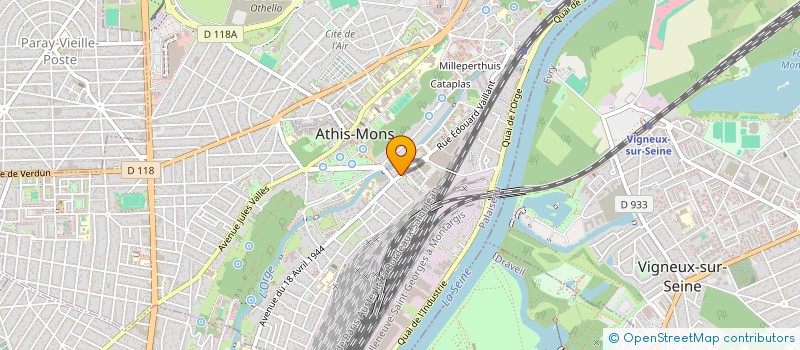 localisation de l'entreprise AUX FILS DDE L'ORGE à ATHIS-MONS