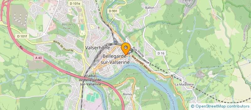 localisation de l'entreprise AUX FILS DE L'ARC-EN-CIEL à VALSERHONE