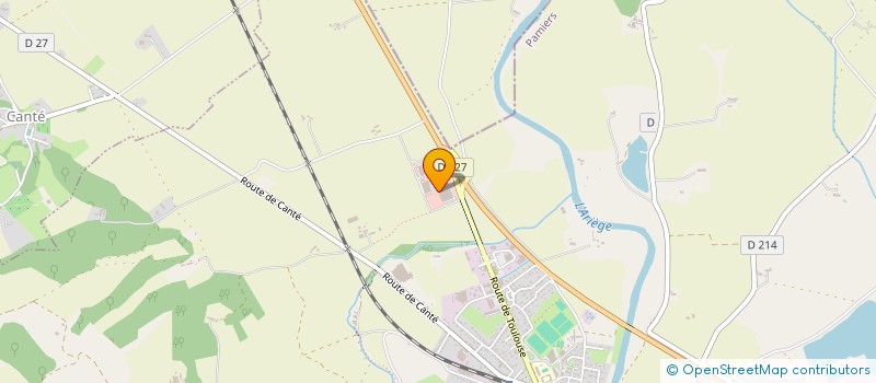 localisation de l'entreprise AUX FILS DE L'ARIEGE à SAVERDUN