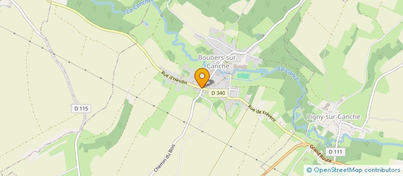 localisation de l'entreprise AUX FILS DE LA CANCHE à BOUBERS-SUR-CANCHE