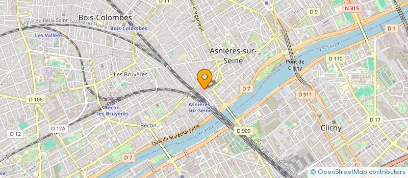 localisation de l'entreprise AUX FILS DE SOIE à ASNIERES-SUR-SEINE