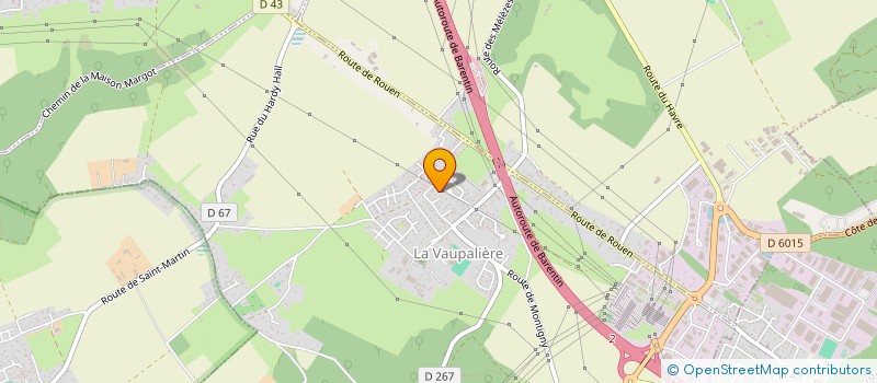 localisation de l'entreprise AUX FILS DES DEUX RIVIERES, ATELIERS PATCHWORK DE MONTVILLE  LA VAUPALIERE