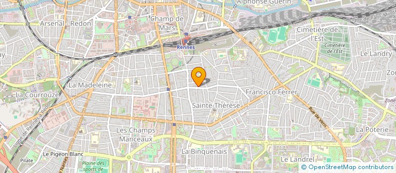 localisation de l'entreprise AUX FILS DES TEMPS à RENNES