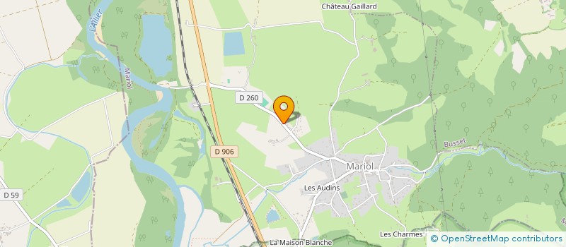 localisation de l'entreprise AUX FILS DU DAROT  MARIOL