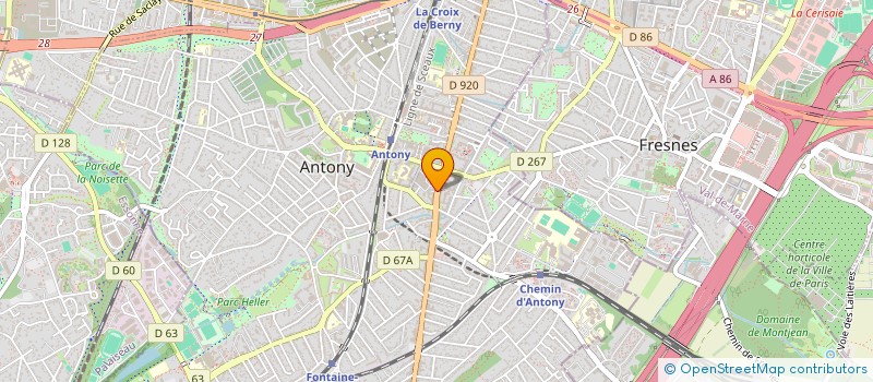 localisation de l'entreprise AUX FINS DELICES à ANTONY