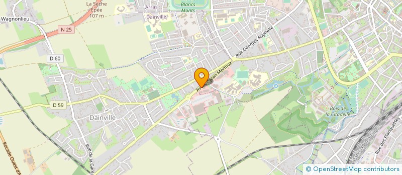 localisation de l'entreprise AUX FLEURS DES 4 SAISONS à ARRAS