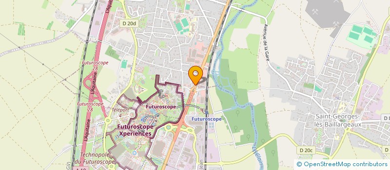 localisation de l'entreprise AUX FLEURS DES SENS  JAUNAY-MARIGNY