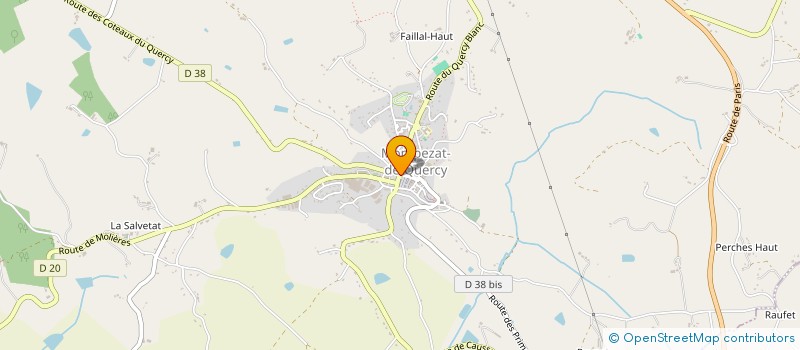 localisation de l'entreprise AUX FLEURS DU QUERCY  MONTPEZAT-DE-QUERCY