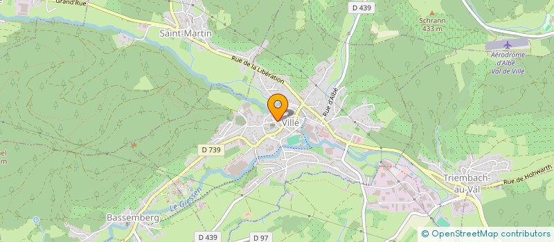 localisation de l'entreprise AUX FLORALIES à VILLE