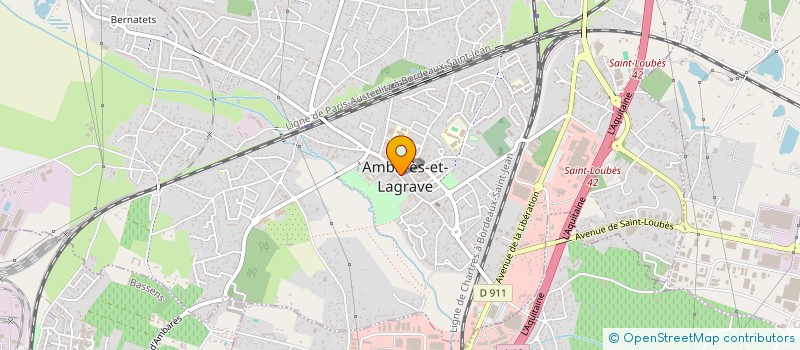 localisation de l'entreprise AUX FLORALIES à AMBARES-ET-LAGRAVE
