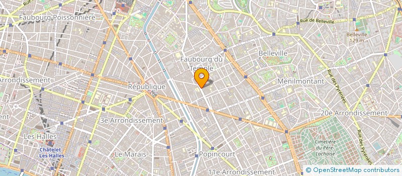 localisation de l'entreprise AUX FONTAINES DU ROY  PARIS