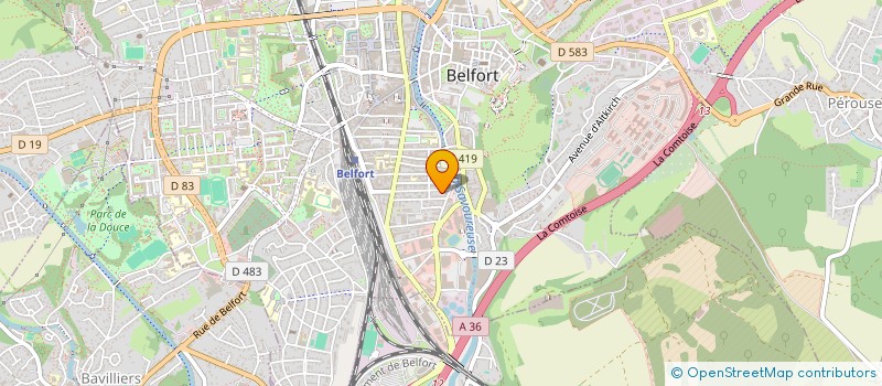 localisation de l'entreprise AUX FOUINEURS à BELFORT