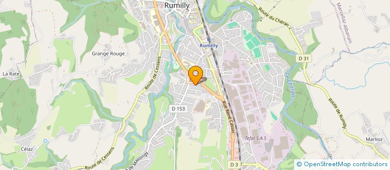 localisation de l'entreprise AUX FRAMBOISIERS à RUMILLY