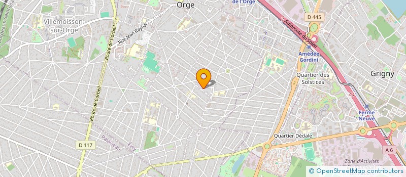 localisation de l'entreprise AUX FRUITS D'ISSY à MORSANG-SUR-ORGE