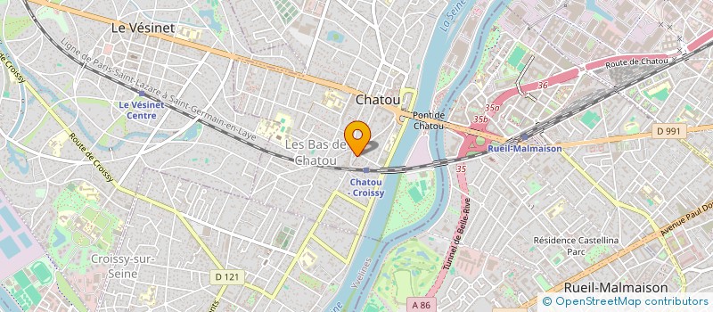 localisation de l'entreprise AUX FRUITS DE FRANCE à CHATOU
