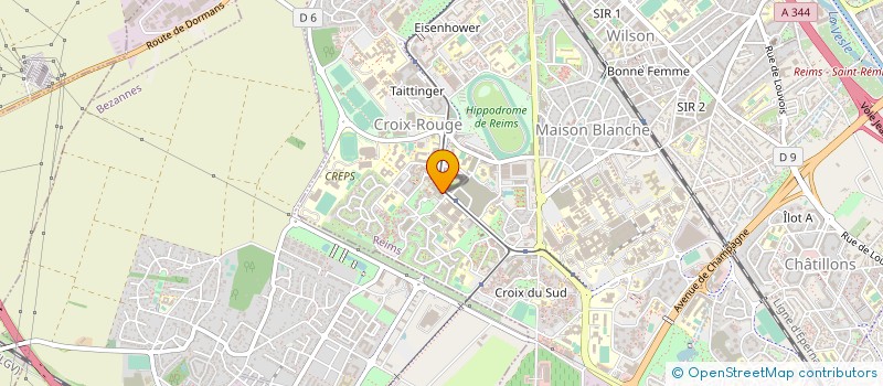 localisation de l'entreprise AUX FRUITS DE LA MOISSON à REIMS