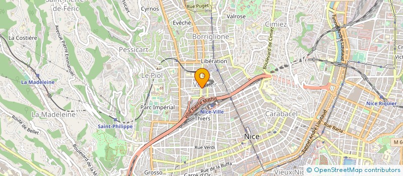localisation de l'entreprise AUX FRUITS DE MER SARL à NICE