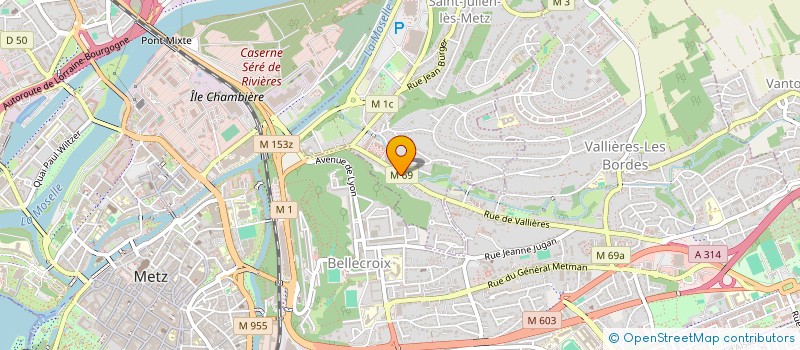 localisation de l'entreprise AUX FRUITS DU SOLEIL à SAINT-JULIEN-LES-METZ
