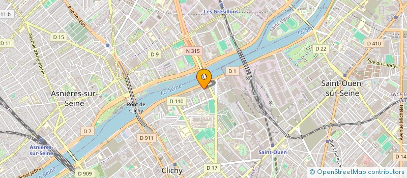 localisation de l'entreprise AUX GALERIES DE LA CROISETTE à CLICHY